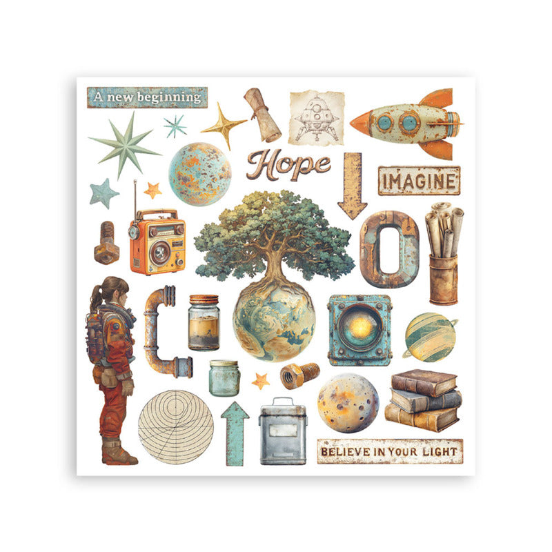 Stamperia A New Beginning - Rub On Kit