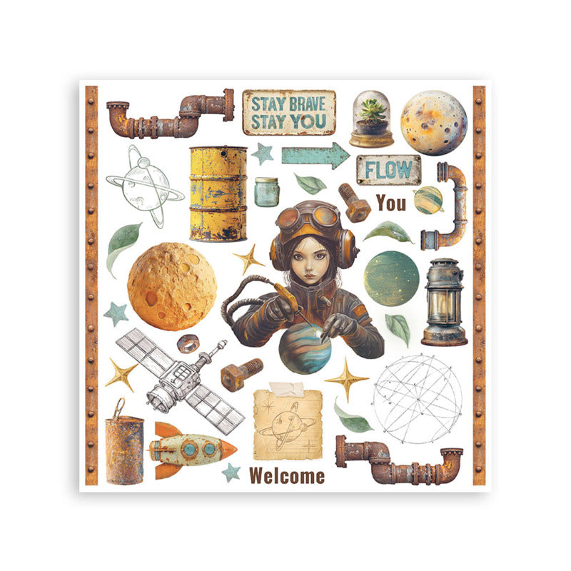 Stamperia A New Beginning - Rub On Kit