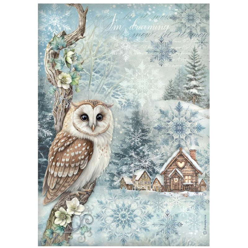 Stamperia The Owl's House - Rice Paper Selection