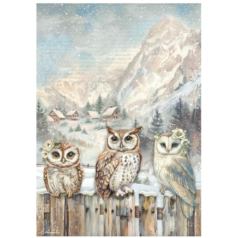 Stamperia The Owl's House - Rice Paper Selection