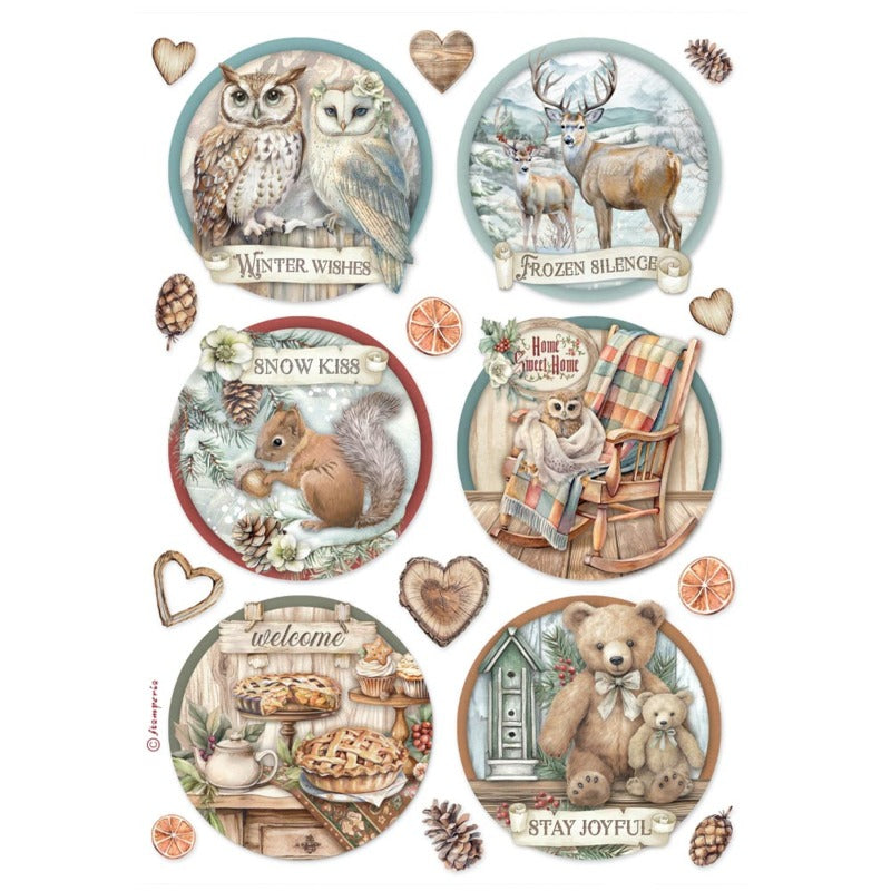 Stamperia The Owl's House - Rice Paper Selection