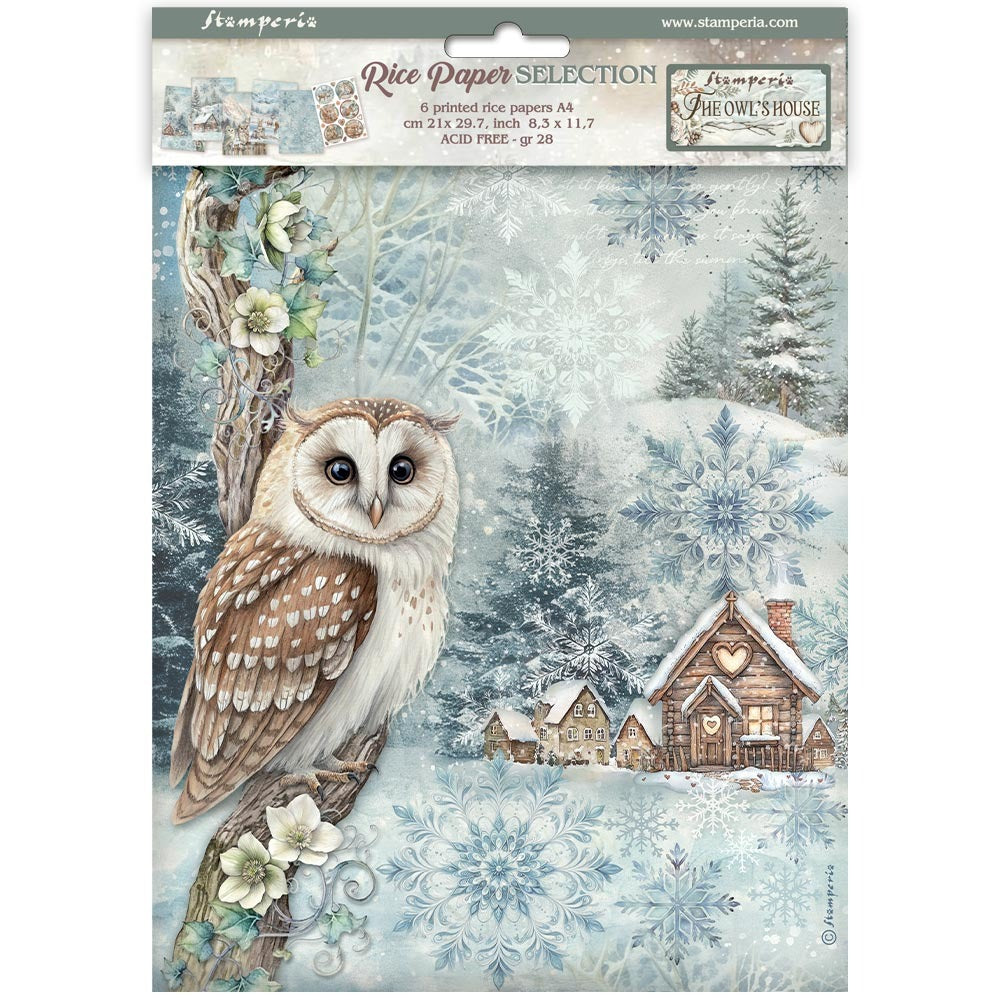 Stamperia The Owl's House - Rice Paper Selection