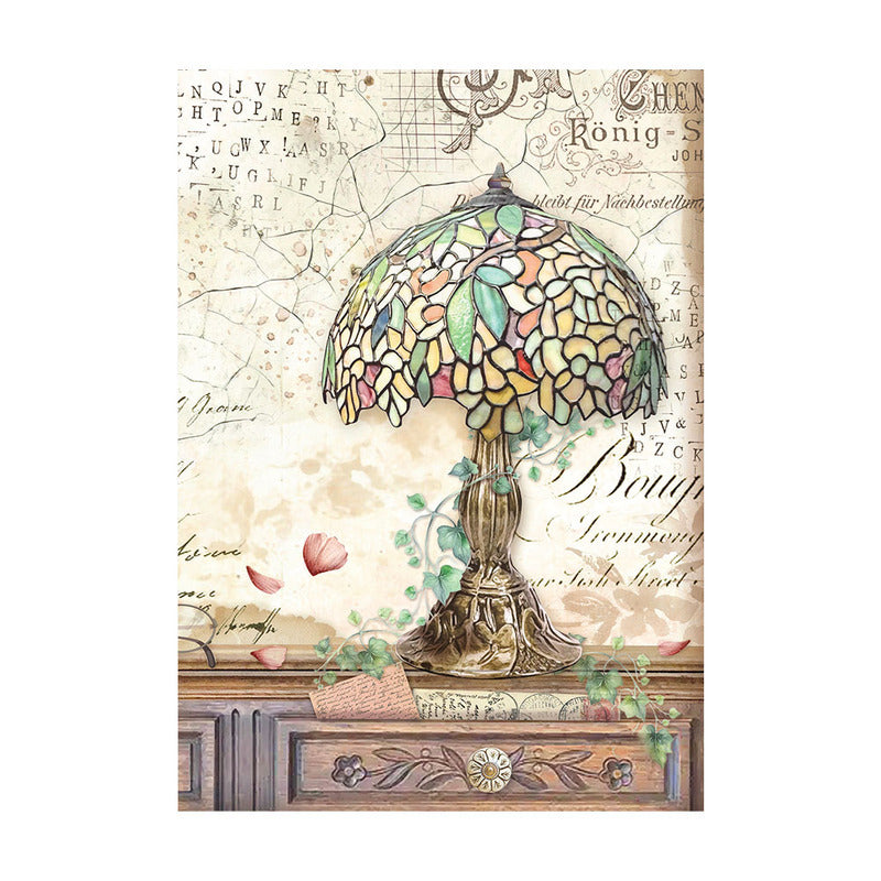 Stamperia - A6 Rice Paper Backgrounds - Brocante Antiques