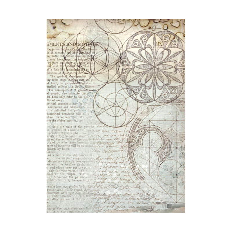 Stamperia Silent Sea - Rice Paper Backgrounds
