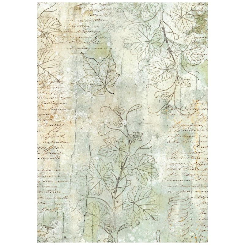 Stamperia Herbarium Silvae - A6 Rice Paper Backgrounds