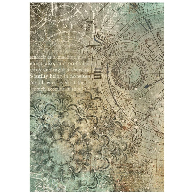 Stamperia Garden of Time - Mini Rice Papers Backgrounds