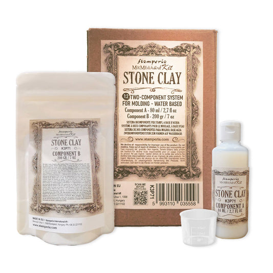 Stamperia - Mixed Media Art Kit Stone Clay