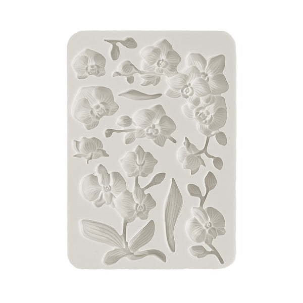 Stamperia - A5 Silicone Mould - Orchids and Cats - Orchids