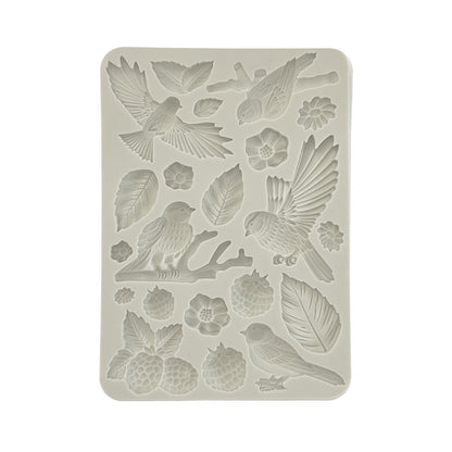 Stamperia - Silicone Mould - Forest - Birds