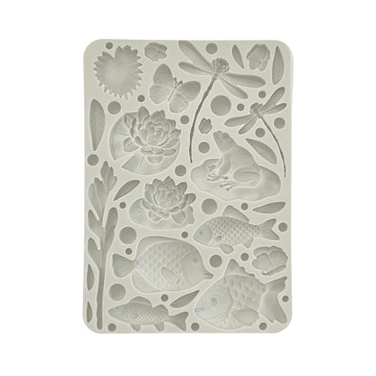 Stamperia - Silicone Mould - Forest - Fish & Dragonfly