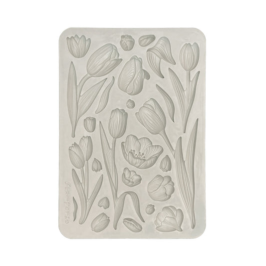 Stamperia - Silicone Mould - Art of Travelling - Tulips