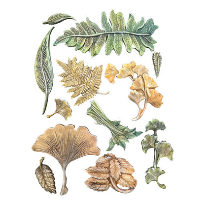 Stamperia Herbarium Silvae - Silicone Mould - Botanical Leaf Collection