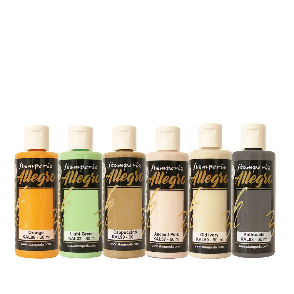 Stamperia Furry Friends - Allegro Paint Kit 6 x 60ml