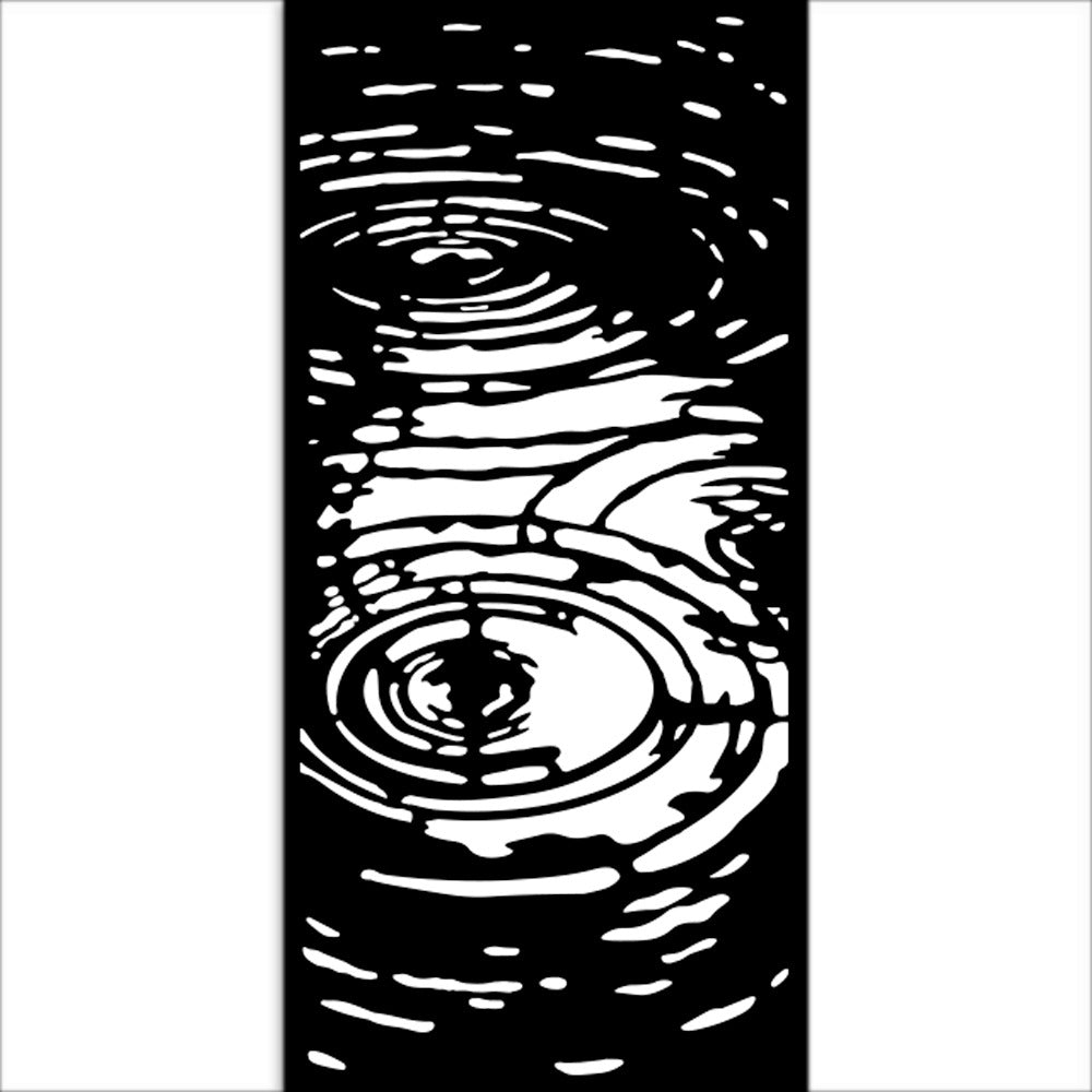 Stamperia Herbarium Silvae - Media Stencil - Water Pattern