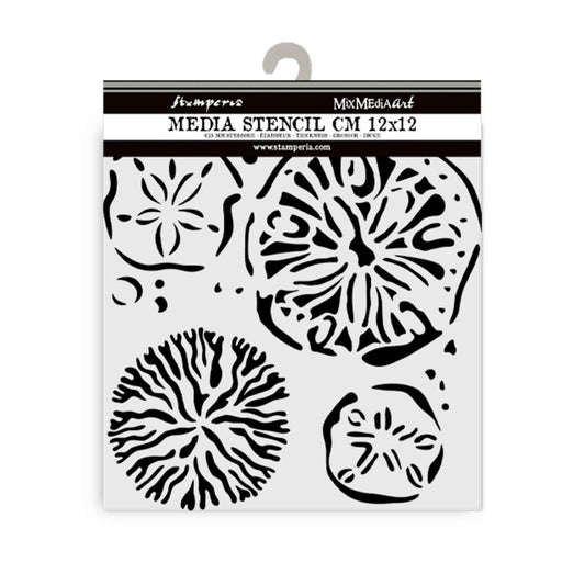 Stamperia Silent Sea - Small Thick Stencil - Sponges