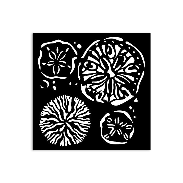 Stamperia Silent Sea - Small Thick Stencil - Sponges