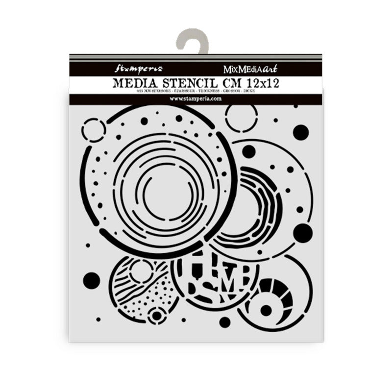 Stamperia Furry Friends - Stencil - Vibrant Circles (small)