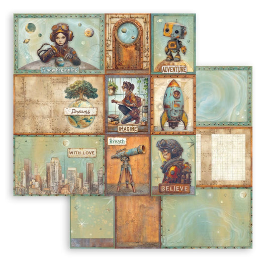 Stamperia A New Beginning - 12x12 Paper Mixed Cards
