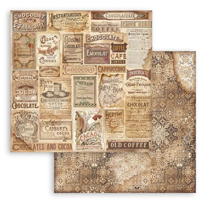 Stamperia Coffee and Chocolate - 12X12 Backgrounds