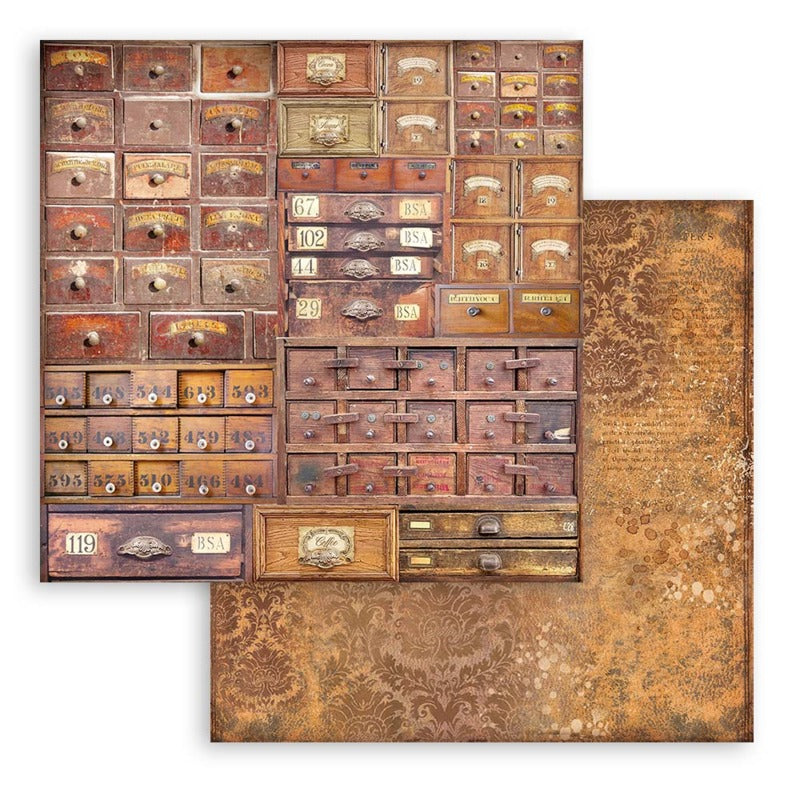 Stamperia Coffee and Chocolate - 12X12 Backgrounds