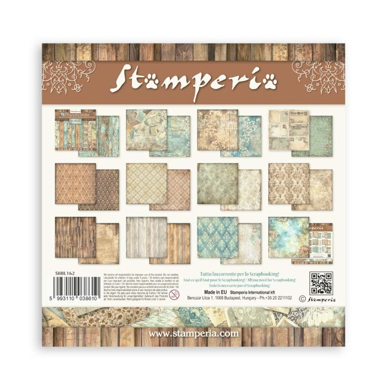 Stamperia - 12x12 Paper Pack - Backgrounds - Alterego