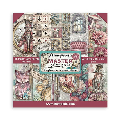 Stamperia - 12x12 Paper Pack - Master Of Magic