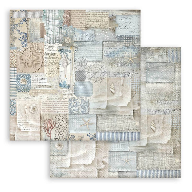 Stamperia Silent Sea - 12x12 Paper Pack Backgrounds