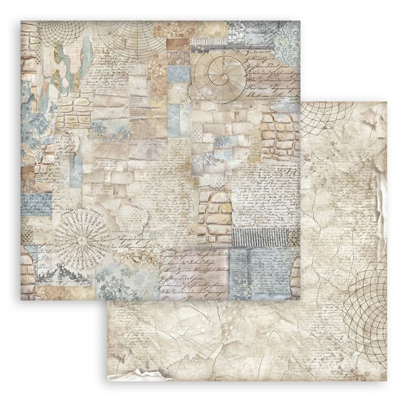 Stamperia Silent Sea - 12x12 Paper Pack Backgrounds