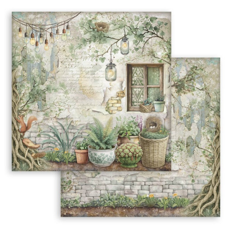 Stamperia Herbarium Silvae - 12x12 Paper Collection