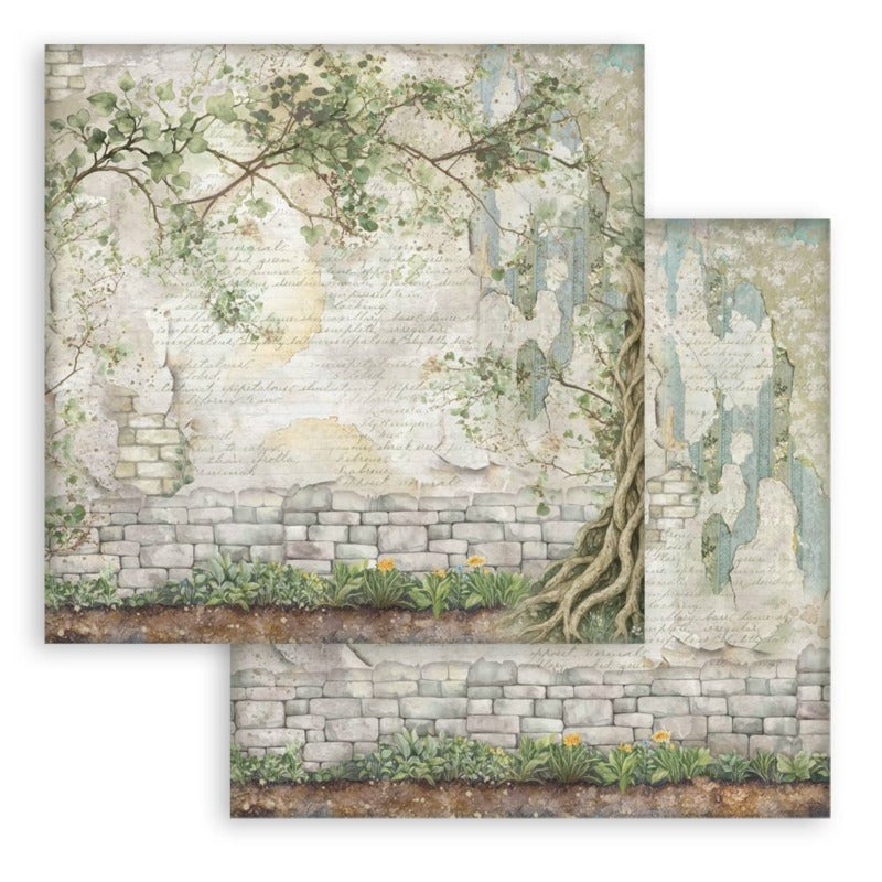 Stamperia Herbarium Silvae - 12x12 Backgrounds Selection