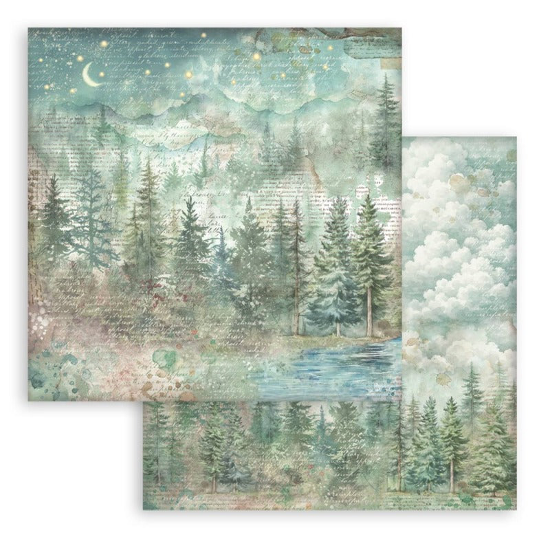 Stamperia Herbarium Silvae - 12x12 Backgrounds Selection