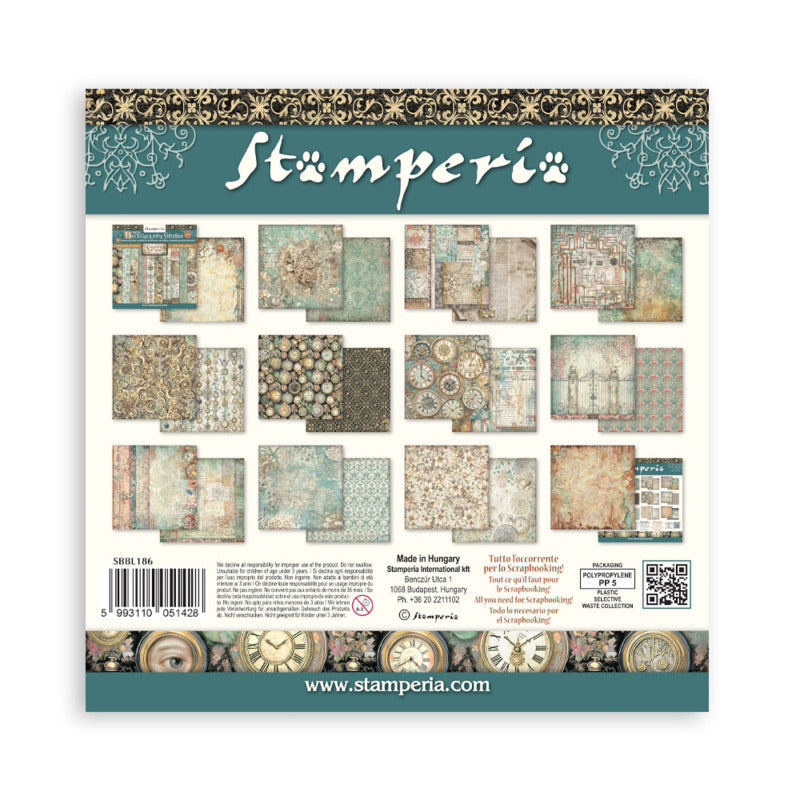 Stamperia Garden of Time - 12x12 Paper Pack Backgrounds