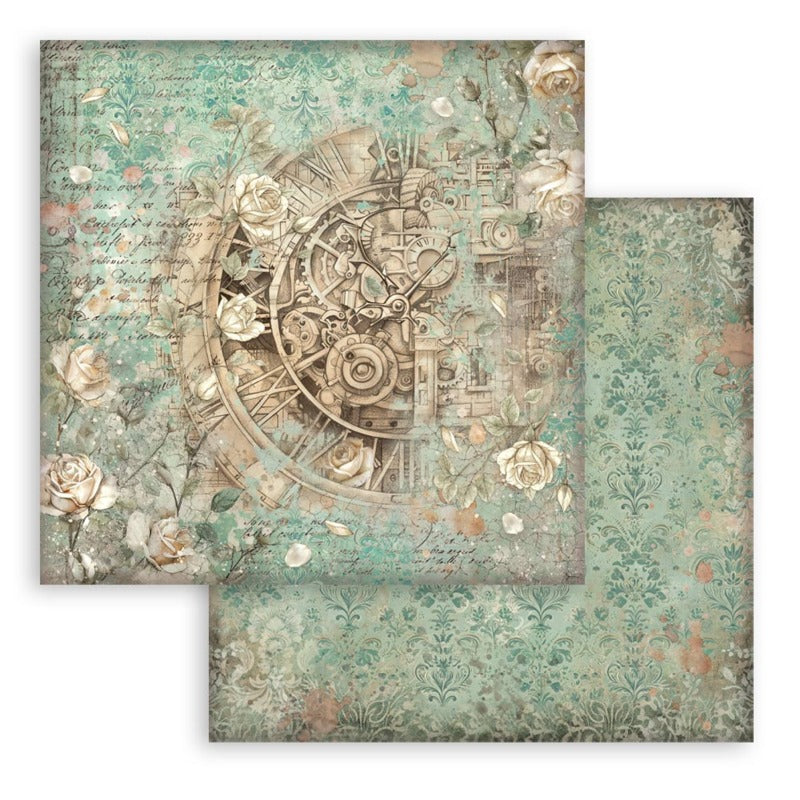 Stamperia Garden of Time - 12x12 Paper Pack Backgrounds