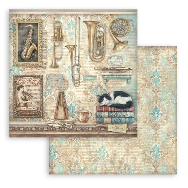 Stamperia Symphony - 12x12 Paper Pack