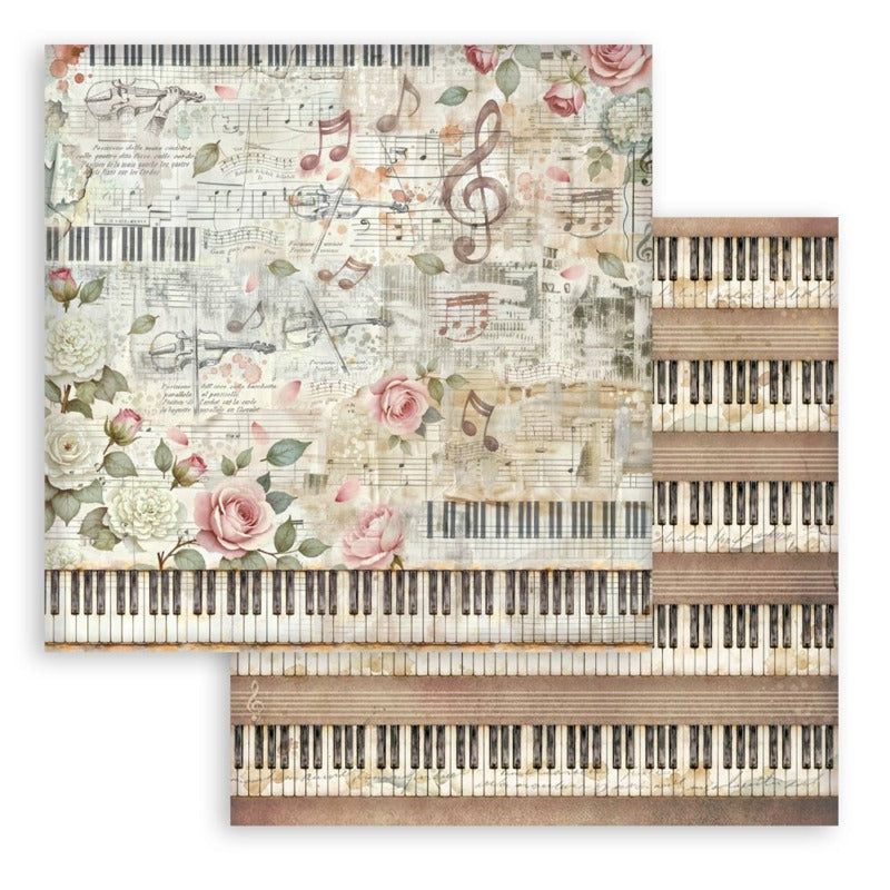 Stamperia Symphony - 12x12 Paper Pack Backgrounds