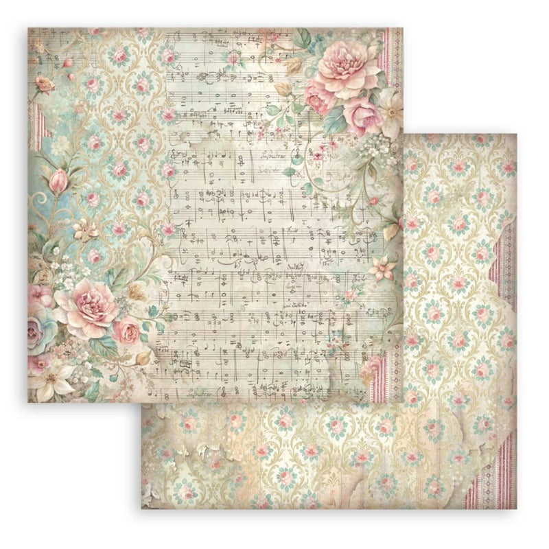 Stamperia Symphony - 12x12 Paper Pack Backgrounds