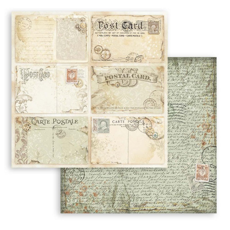 Stamperia - 8x8 Paper Pack - Backgrounds - Alteregio