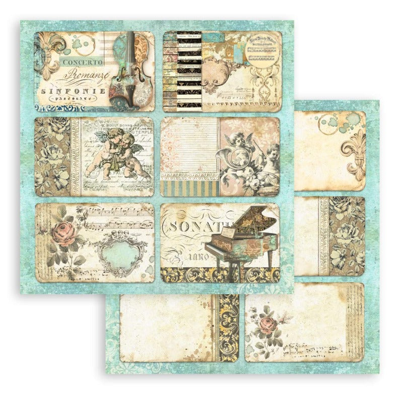 Stamperia - 8x8 Paper Pack - Music