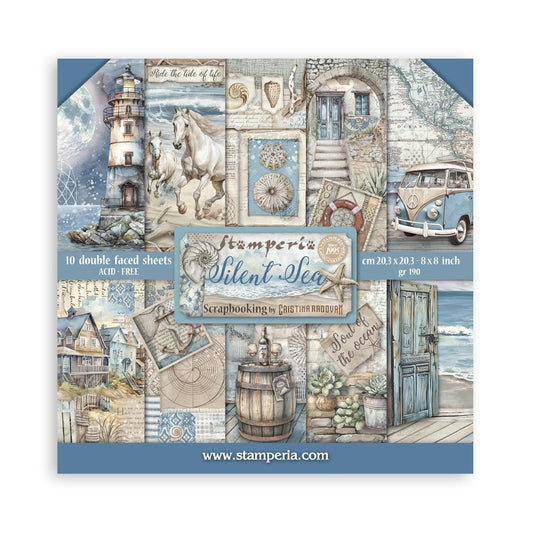 Stamperia Silent Sea - 8x8 Paper Pack