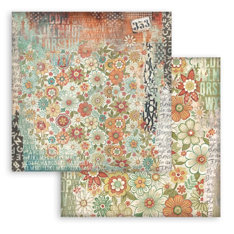 Stamperia Furry Friends - 8x8 Backgrounds