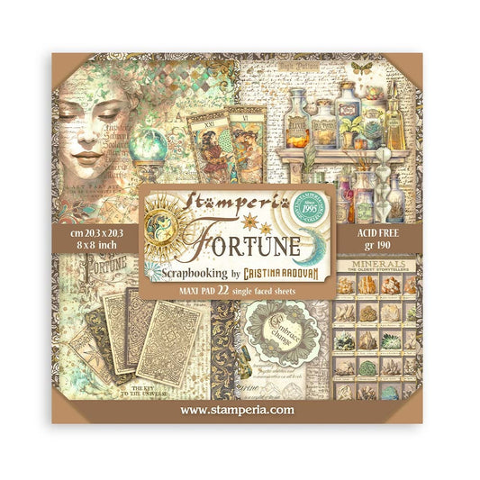 Stamperia - 8x8 Paper Pack - Maxi Fortune