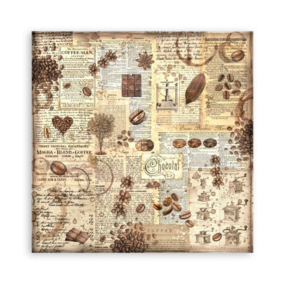 Stamperia Coffee and Chocolate - 12x12 Maxi Pack