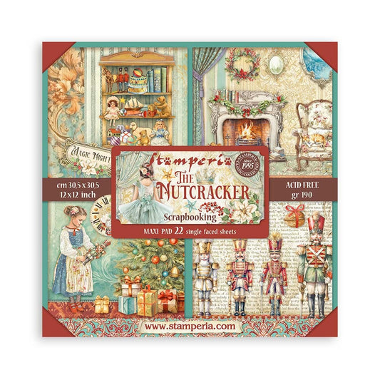 Stamperia - 12x12 Paper Pack - Maxi Pad - The Nutcracker