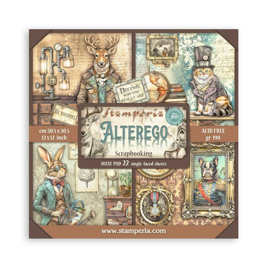 Stamperia - 12x12 Maxi Paper Pack - Alterego