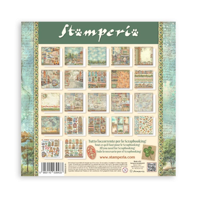 Stamperia - 12x12 Maxi Paper Pack - Art of Travelling