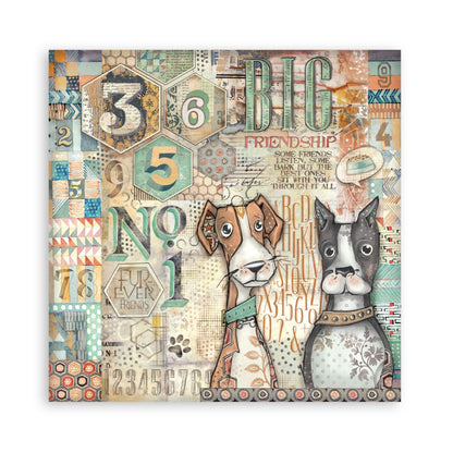 Stamperia Furry Friends - 12x12 Maxi Pack