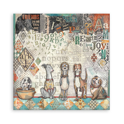 Stamperia Furry Friends - 12x12 Maxi Pack