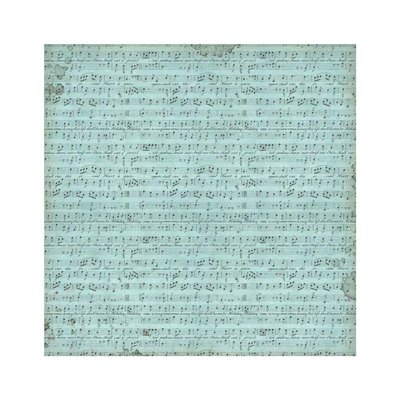 Stamperia - 12x12 Fabric Sheets - Music