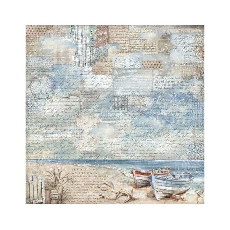Stamperia Silent Sea - Fabric Sheets