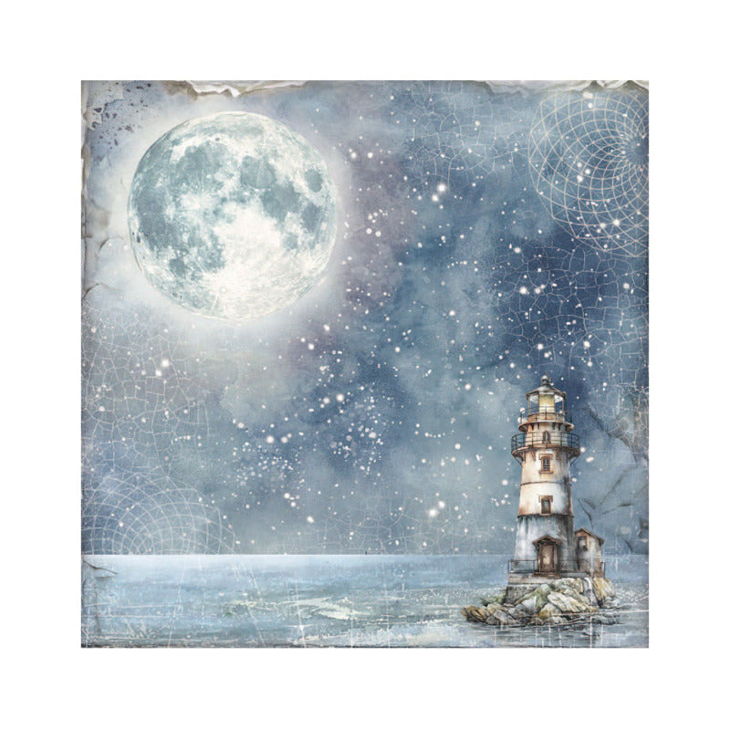 Stamperia Silent Sea - Fabric Sheets